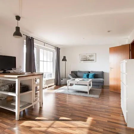 Fewo1846 Strandresidenz Wassersleben - Strandperle - Komfortables Studio-apartment Mit Balkon Und Meerblick Apartamento